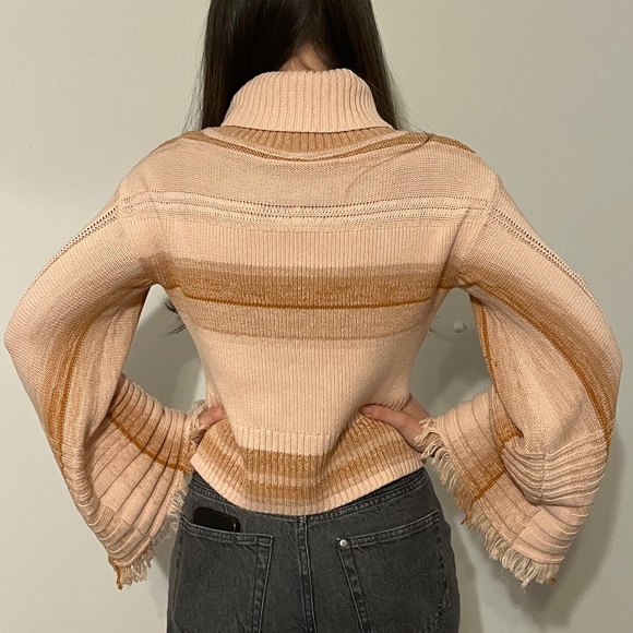 FREE PEOPLE CloseToMe Pullover In Pink - Picture 4 of 9